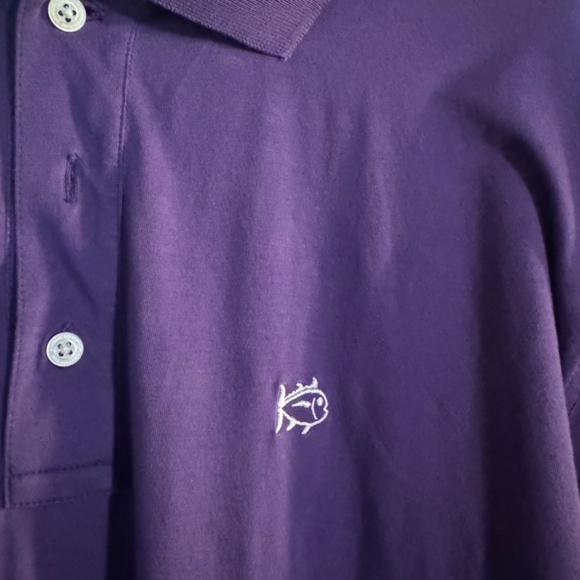 Southern Tide Sport Polo, Purple, Men's L - Picture 2 of 4